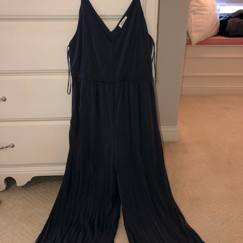 Midi dark blue jumpsuit size L